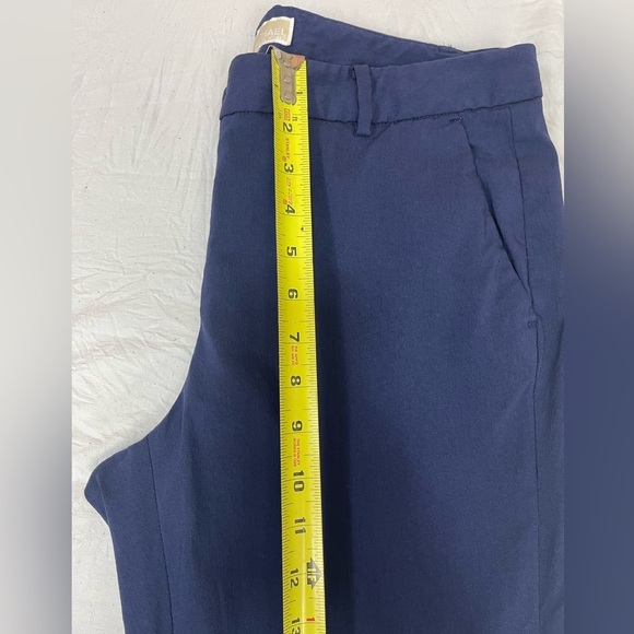 Michael By Michael Kors dark blue stretch mid rise ankle pant’s trousers size 8 - Picture 12 of 16